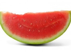 Buntáistí agus míbhuntáistí aiste bia watermelon le haghaidh meáchain caillteanas